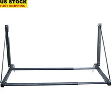 Adjustable Wall Mount Tire Storage Rack Heavy Duty Steel Folding Tire Shelf New