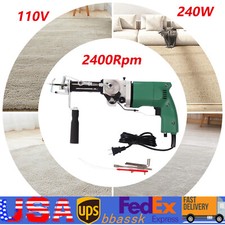 2 in 1 Carpet Hand Tufting Gun Electric Cut/Loop Pile Weaving Flocking Machine