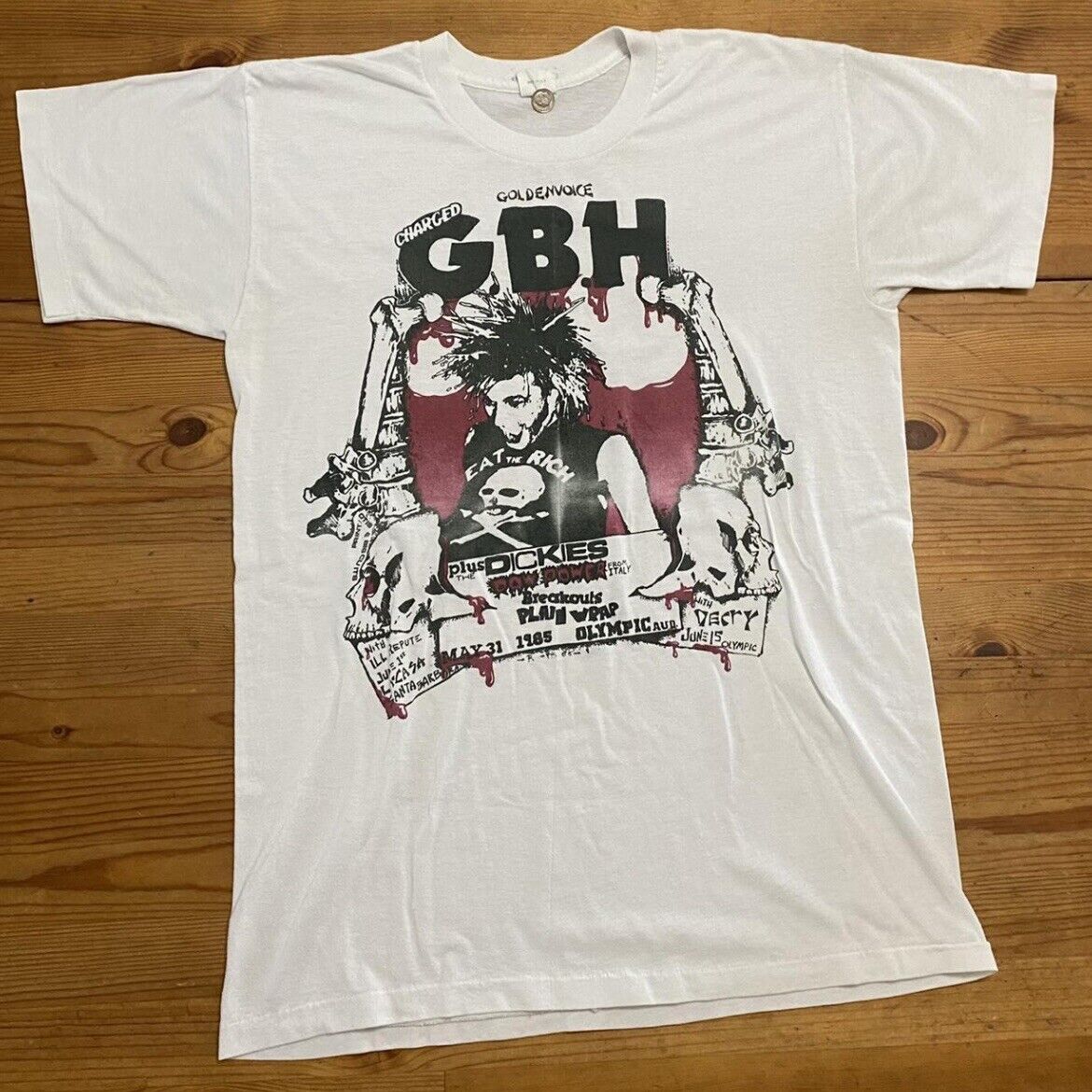1985 Charged GBH Punk Rock Band vintage shirt | eBay 1985 Charged GBH Punk Rock Band vintage shirt | eBay
