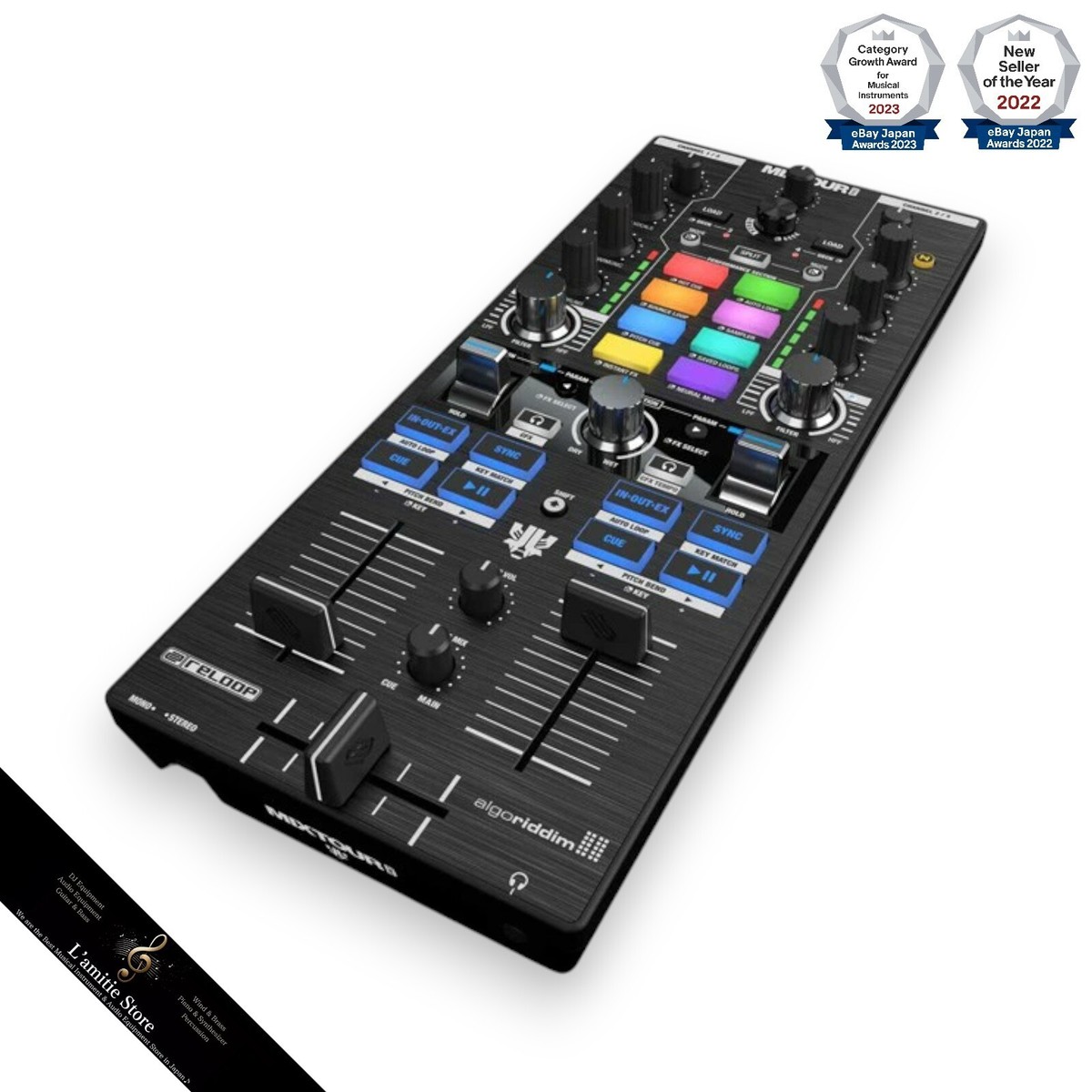 【中古美品】Reloop Mixtour Pro（Decksaver付き） RELOOP MixTour Pro Algoriddim B STOCK DJ Controller Audio