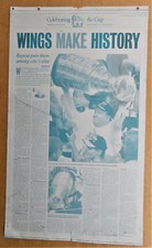  Detroit Red Wings' RARE Printing plate 