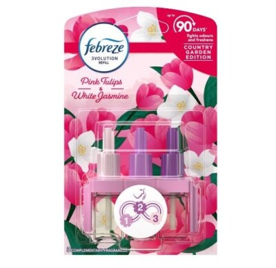 446,67 /L- 3x Ambi Pur 3volution Nachfüllung - Pink Tulips & White Jasmine- 20ml