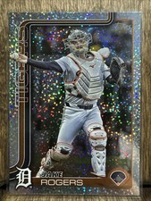 2025 Topps Series 1 Celebration Jake Rogers #55 Confetti Foil Detroit Tigers