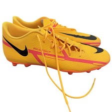 Nike Soccer Cleats Mens 12 Phantom GT2 Academy FG Smooth Off Center Lacing Grip