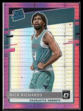 2020-21 Donruss Optic #193 Nick Richards Hyper Pink