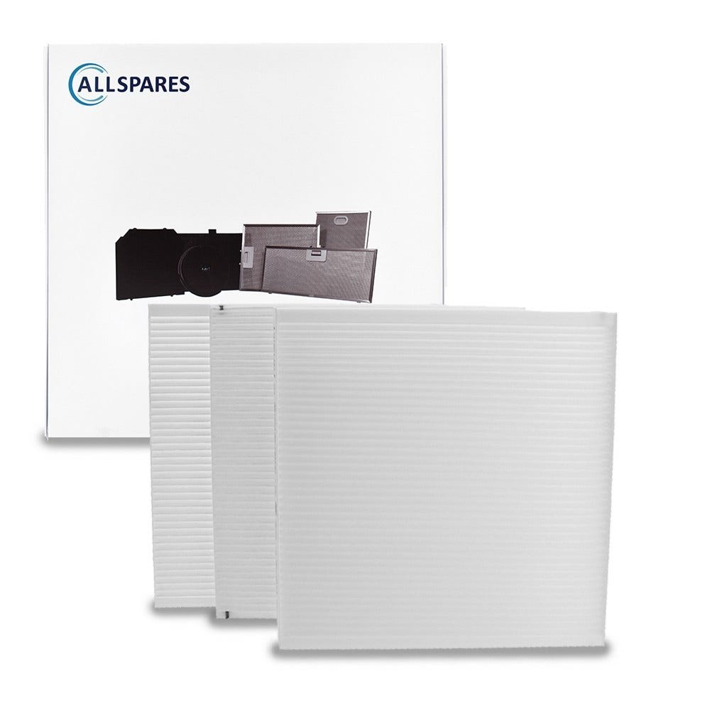 Filtro AllSpares WTW (set da 3) Classe filtro G4/F7 adatto per Vasco DX 4/5/6 (2