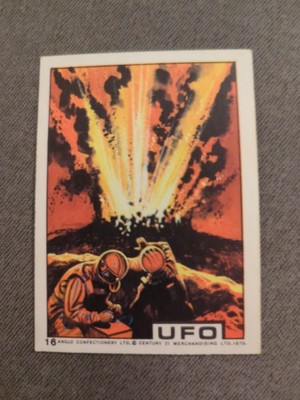 UFO - Karte #16 - Explosion! - TV Serie - Anglo 1970 Gerry Anderson Vintage