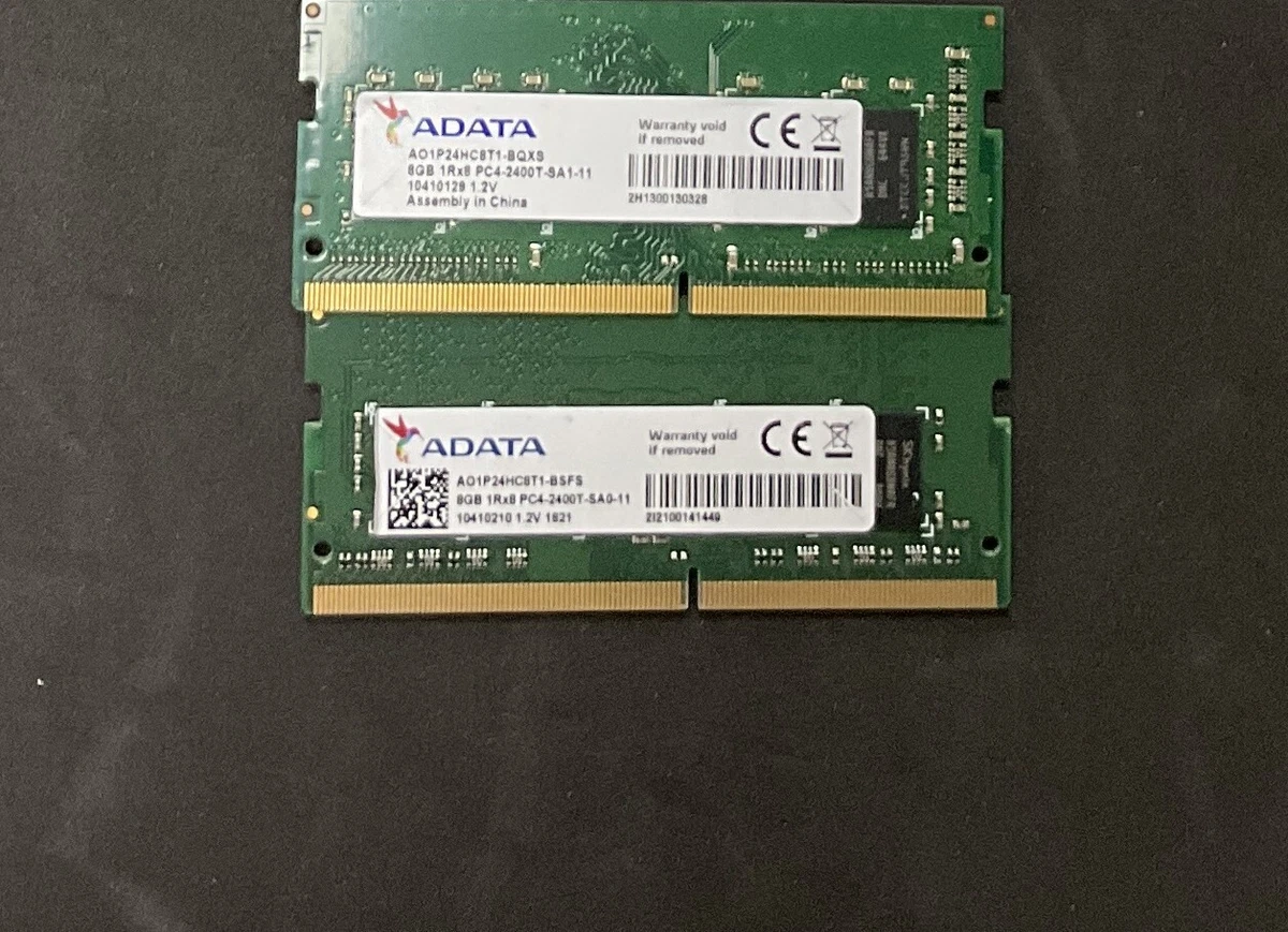 ADATA DDR4 1Rx8 PC4-2400T 16GB （8gx2枚）デスクトップ用 UDIMM 動作