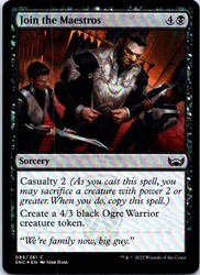 Join the Maestros - Foil - Streets of New Capenna SNC #085