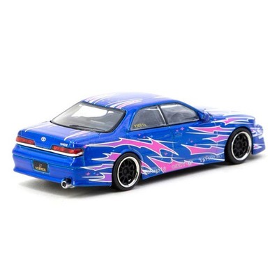 Tarmac Works 1:64 Vertex Toyota Mark II JZX100 Blue Special