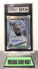 Brice Matthews 2025 Donruss Optic Rated Prospect Prizm Auto Astros Top Prospect