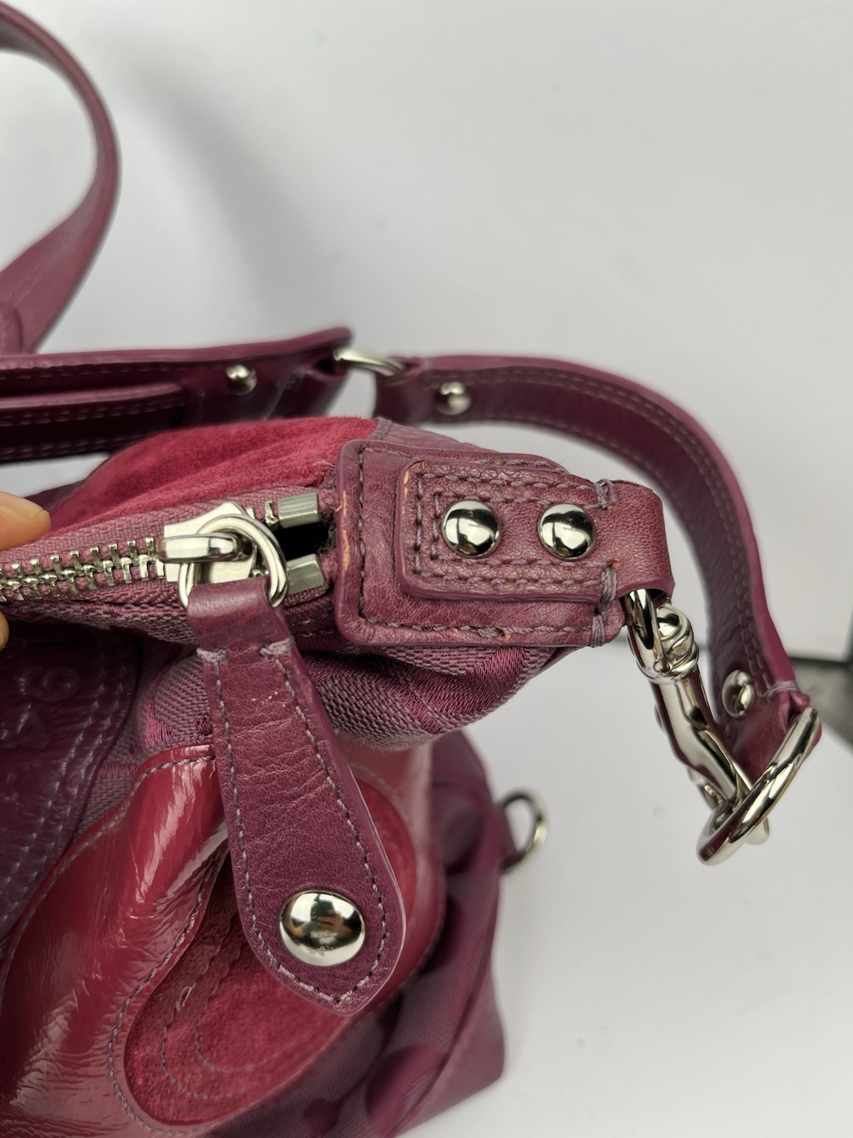 Coach Authentic Pieced Patchwork Ashley Satchel #… - image 8