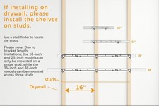 Floating Shelves for Wall, Wall Mounted Rustic Wood Shelves for Bathroom, Bedroo