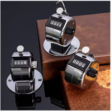 1x Mechanical Hand Tally Counter 4 Digit Manual Clicker Number Counter Tool UK