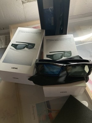 Loewe Active Glasses 3D Brille Aktive Shutterbrille Real 3D