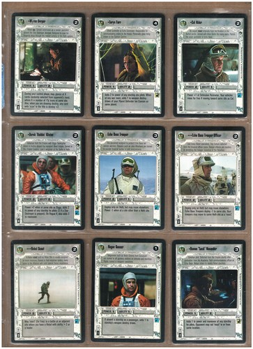 Star Wars CCG: 1996 HOTH LIGHT SIDE- PICK YOU CARD