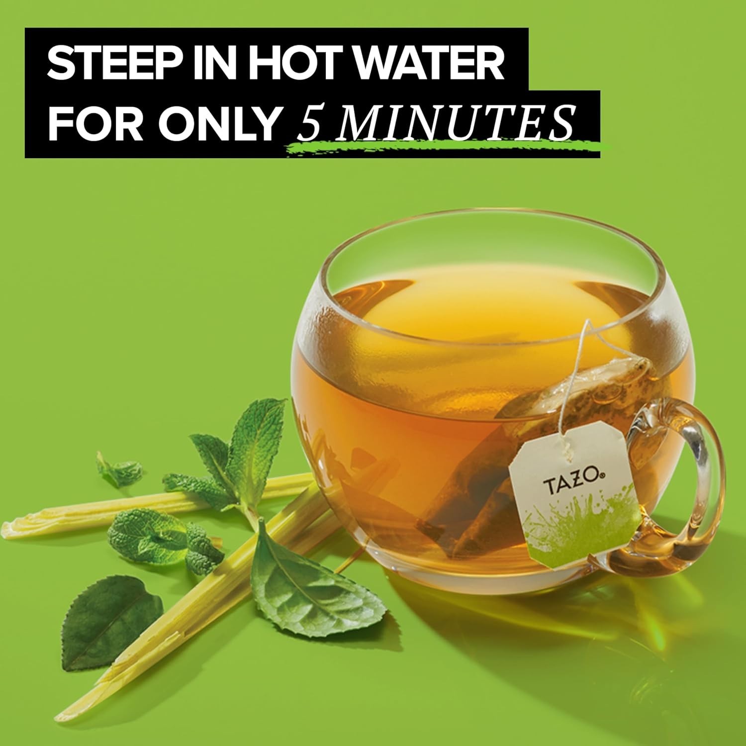 TAZO Organic Zen Green Tea, 16 Total Tea Bags