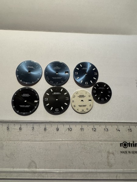 Original Konvolut Rolex unvollendete Zifferblätter KEIN VERSAND NACH USA