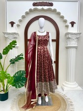 Bollywood Party Wear Anarkali Salwar Kameez Suit Gown Indian Pakistani Designer