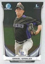 2014 Bowman Chrome Prospects Series 2 #BCP23 Daniel Winkler - BB