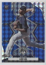 2022 Panini Mosaic Rookies Blue Mosaic Prizm 67/99 Luis Gil #235 8k4