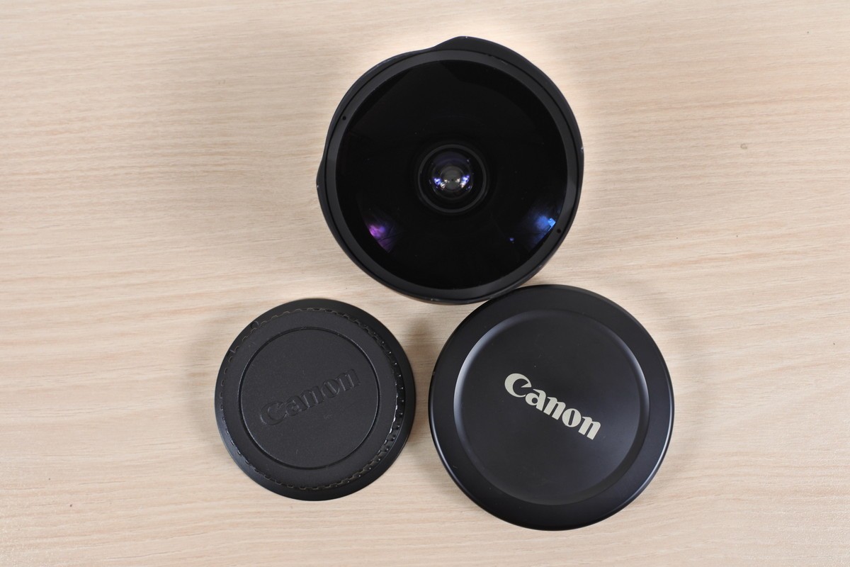Canon EF 15mm f/2.8 Fisheye Lens from Japan with Caps & Bag | eBay
