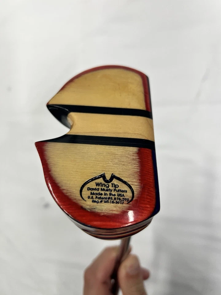 David Musty Wing Tip Putter - PGA Hope --  RH 35"   RED - WHITE - BLUE - Image 3 of 4