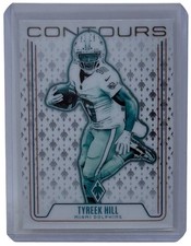 Tyreek Hill 2024 Panini Phoenix Football Contours Rookie Card Patriots #CON-THL. rookie card picture