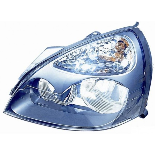 Scheinwerfer Links FüR Renault Clio 2001 Al 2003 Parabel Schwarz 7701054058-image