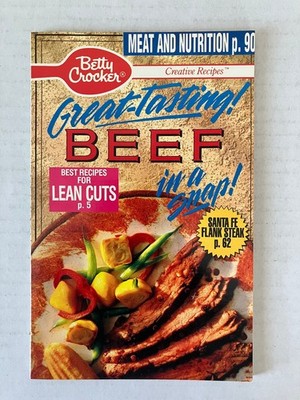Betty Crocker Great-Tasting Beef In A Snap Cookbook Recipes General Mills 1991