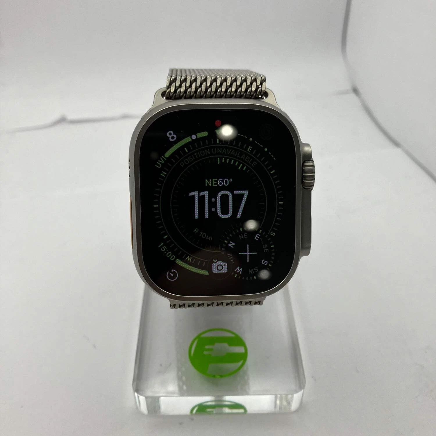 Unlocked Apple Watch Ultra 3 49MM Natural Titanium Milanese Loop MF0E4LW/A