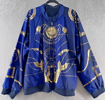 Disney Marvel Jacket Unisex Size XXL Eternals Icarus Reversible Jacket Blue