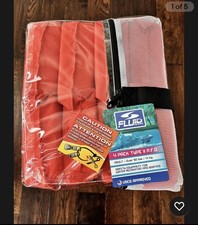 4-Pack Fluid Aquatics Type II Adult Life Jackets Set   USCG Approved PFDs   NEW