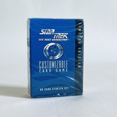 Star Trek CCG 1E LIMITED EDITION 60-Card Starter Deck Sealed 1994 Black Border