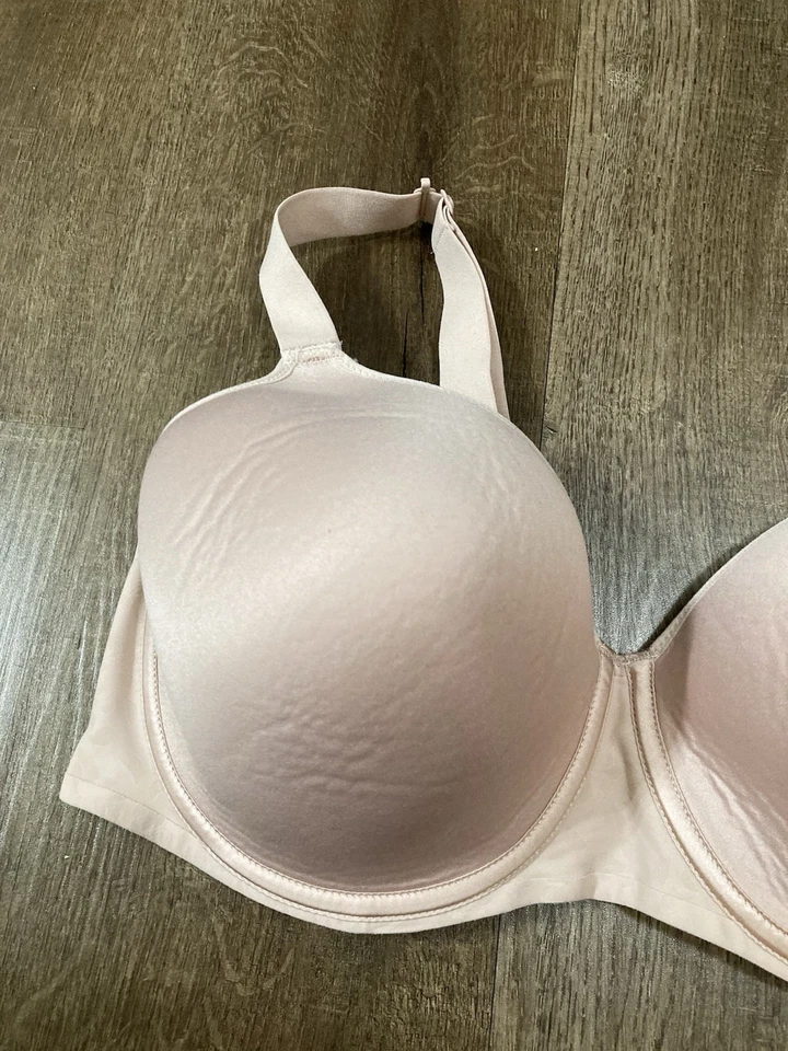 Sujetador con aros de cobertura completa rosa chantelle talla 36DDD Foto 2 de 4