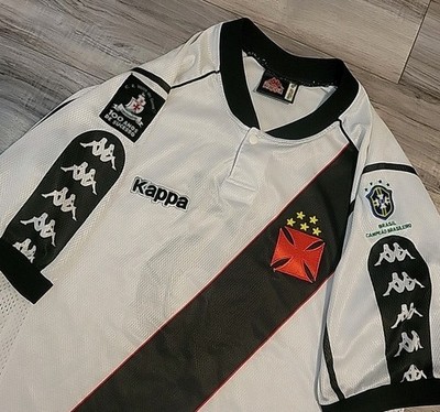 VASCO DA GAMA Jersey 1998/99 KAPPA Home Football Medium Vintage Soccer Brazil