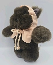 Vintage Walt Disney Star Wars 8" Ewok Peach Cape Plush Mouseketoys Lucas Films