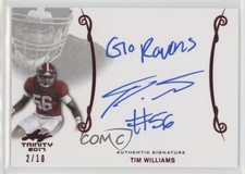 2017 Leaf Trinity Signatures Red Spectrum 2/10 Tim Williams #A-TW1 Auto c7e