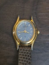 Citizen Women Quartz Watch 5930 848365 RS Leather Band Gold Plated