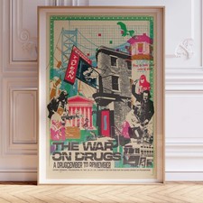 The War on Drugs Poster Wall Art A0 Large Print Decor Psychedelic