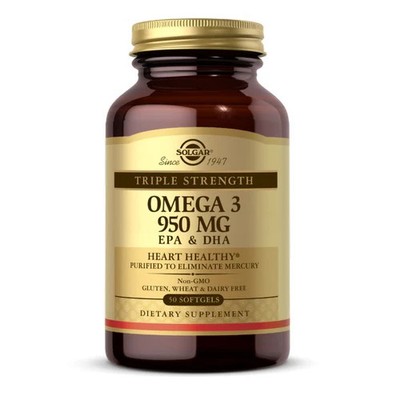 Omega-3 Epa & Dha Triple Strength 50 softgels 950 Mg