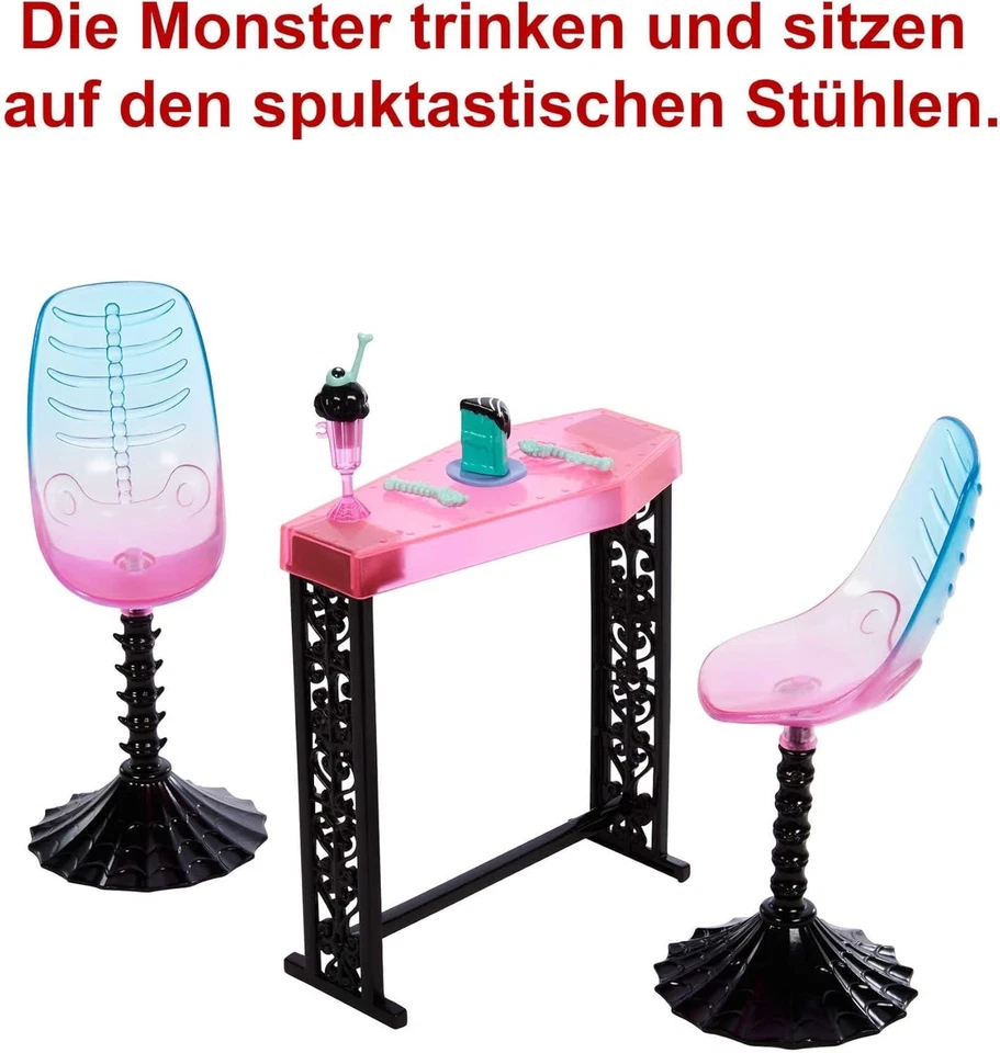 BRAND NEW Monster High G3 The Coffin Bean Playset w/ Furniture Accessories Pets - Image 4 of 4