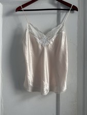 Vintage Christian Dior Sake Fifth Avenue Lace Camisole Champagne Size Medium