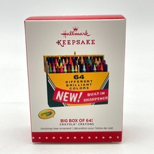 2015 Hallmark Keepsake Big Box of 64 Crayola Crayons Christmas Ornament QXI2352