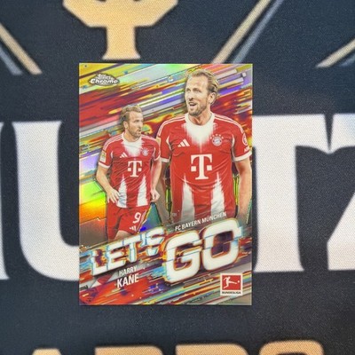2025/26 Topps Chrome Bundesliga Harry Kane Lets Go SSP Insert