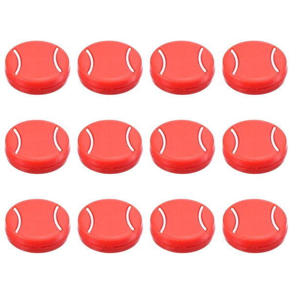 Tennis SchläGer VibrationsdäMpfer, 12Er Pack Tennis Absorber Aus Silikon, Rot-image