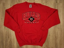Vintage Chicago Bulls Crewneck Sweatshirt Large VTG 90s Jordan Pippen Rodman