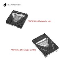 Barrowch CPU Wasserblock für INTEL115X 1200 1700 X99 /AMD RYZEN 3000 AM3 AM4 AM5