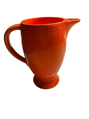 Vintage Homer Laughlin HLC Fiesta Ware Orange Coffee Pot w/o Lid