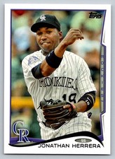 2014 Topps #152 Jonathan Herrera Colorado Rockies